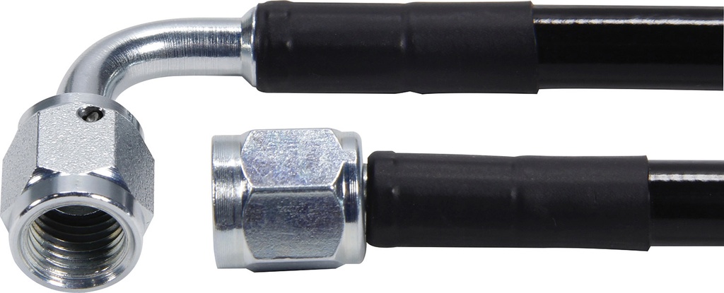 [ALL48434-18] Allstar Performance - Coated Braided Line 18in #3Hose -3Str/-3 90 Steel