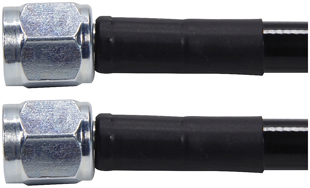 [ALL48440-12] Allstar Performance - Coated Braided Line 12in #4Hose -4Str/-4Str Steel