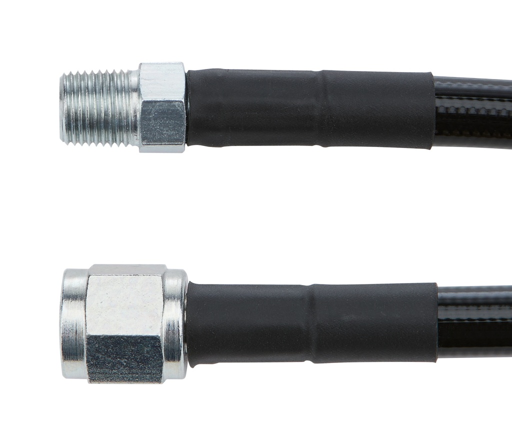[ALL48445-24] Allstar Performance - Coated Braided Line 24in #4Hose -4Str/ 1/8in