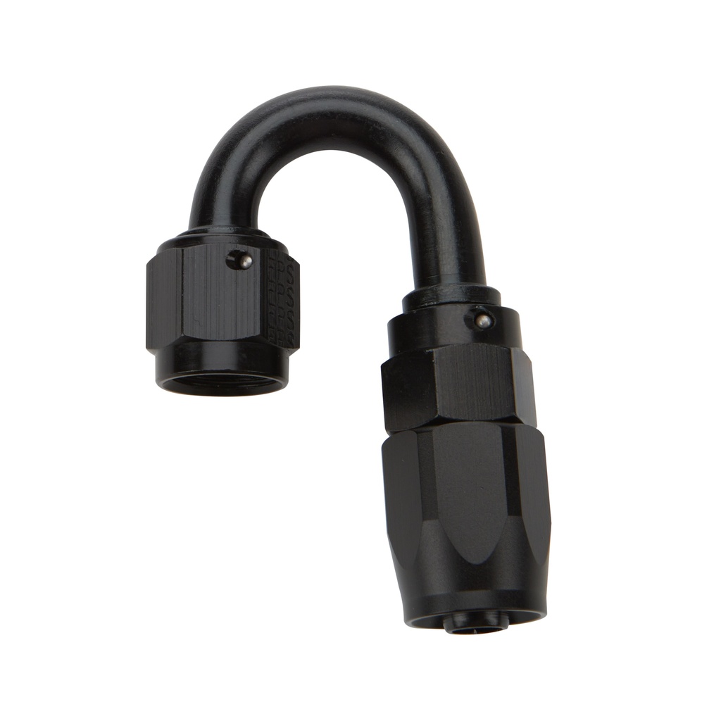 [ALL49383] Allstar Performance - Reusable Hose End Black 180 Deg Elbow -8