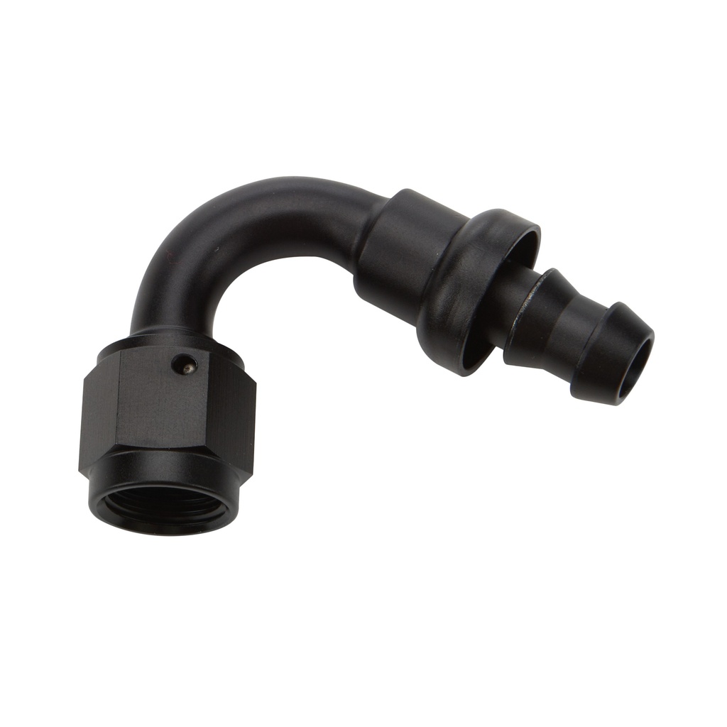 [ALL49464] Allstar Performance - Pushlock Hose End Black 120 Deg Elbow -10