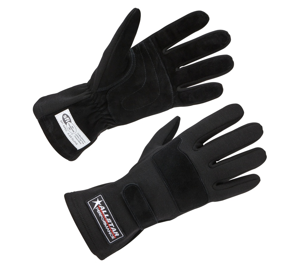 [ALL915015] Allstar Performance - Driving Gloves SFI 3.3/5 D/L Black X-Large