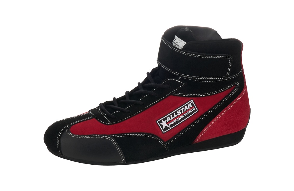 [ALL918732] Allstar Performance - Driving Shoes Black/Red SFI3.3/5 Pro Series 12.0