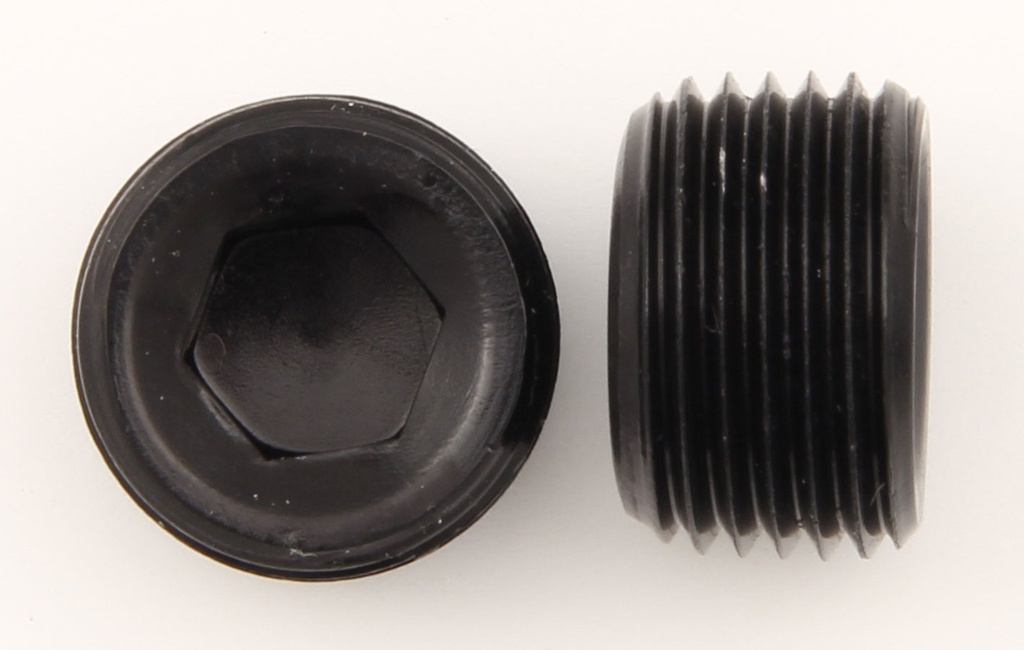 [XRP993202BB] Xrp-Xtreme Racing Prod - 1/8in Allen Head Pipe Plug (2pk) Black
