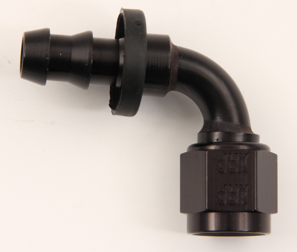 [XRP239006BB] Xrp-Xtreme Racing Prod. - #6 90 Deg Push-On Hose End Black