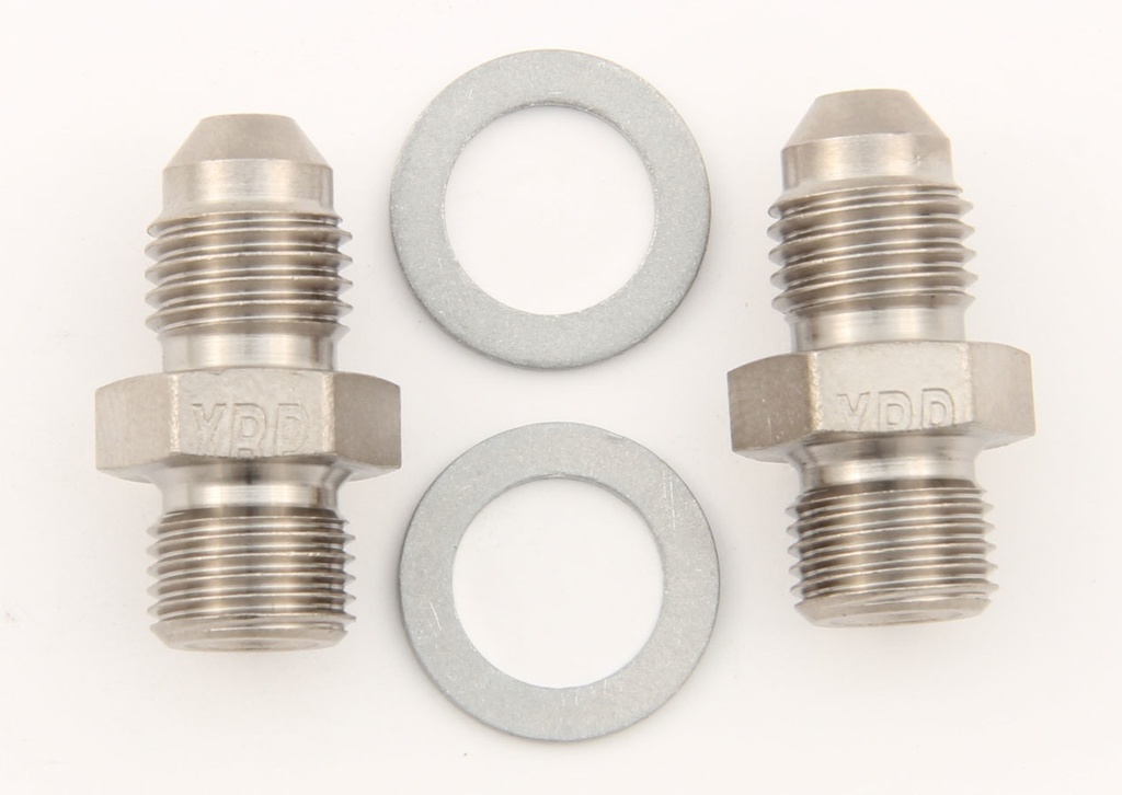[XRP402933] Xrp-Xtreme Racing Prod. - 7/16-20 To #3 Stl Crush Washer Seal Adapter (Pr)