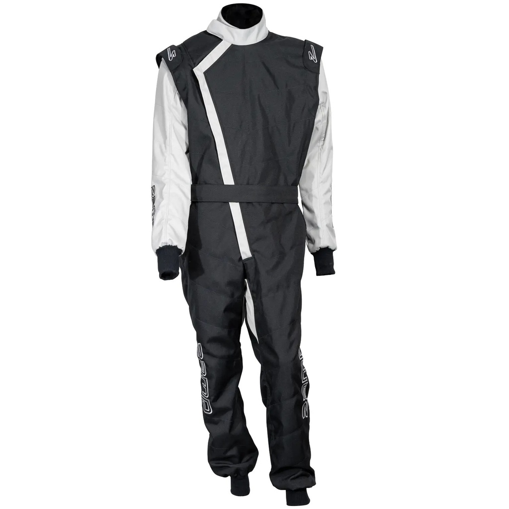 [ZAMR060015YXL] Zamp Racing - Suit ZK-40 Karting Youth X-Large Black/Silver