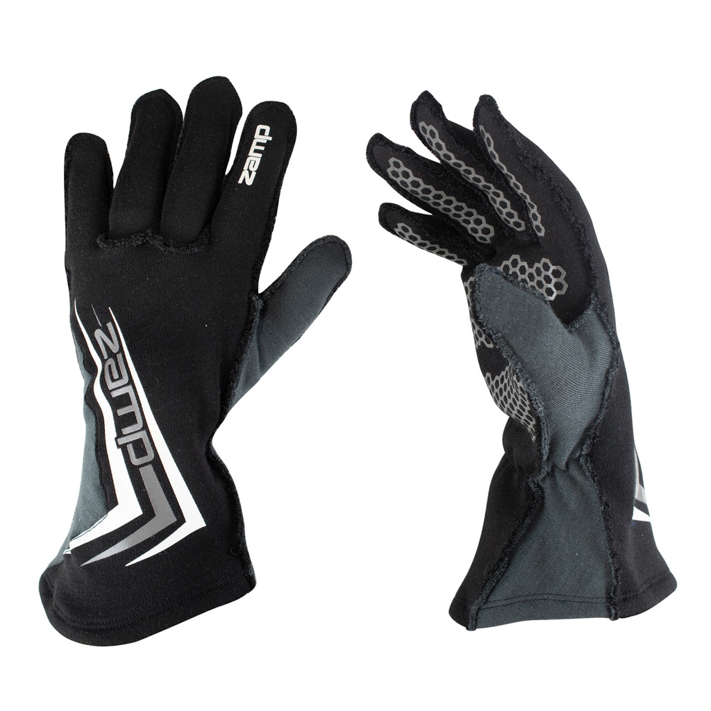 [ZAMRG20003XL] Zamp Racing - Glove ZR-60 Black X-Lrg SFI 3.3/5