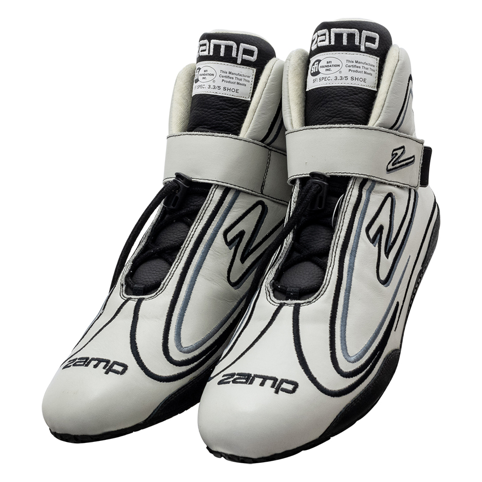 [ZAMRS003C1508] Zamp Racing - Shoe ZR-50 Gray Size 8 SFI 3.3/5