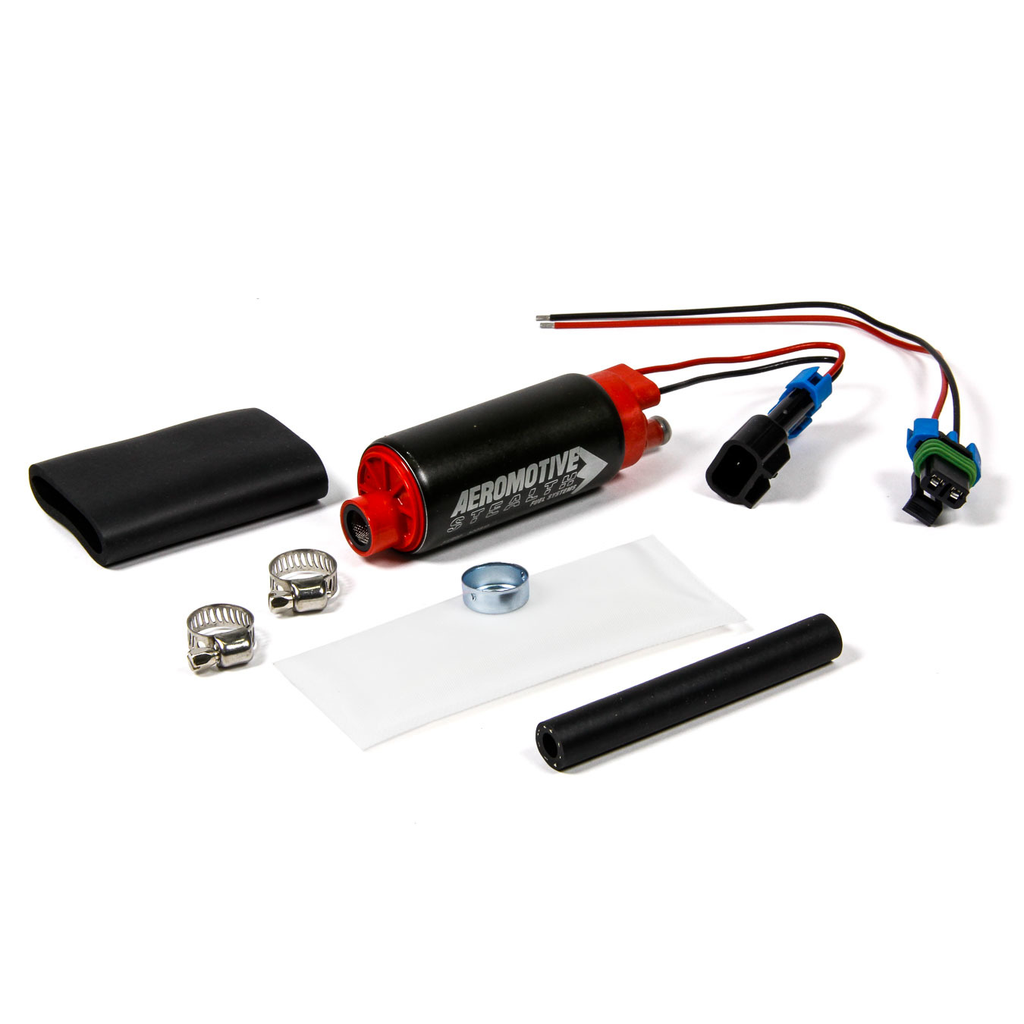Aeromotive-340 Stealth Fuel Pump - Center In/Offset Out E85