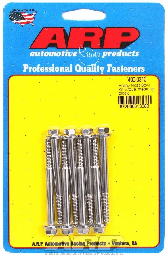 [ARP400-0310] ARP - Holley Float Bowl Bolt Kit