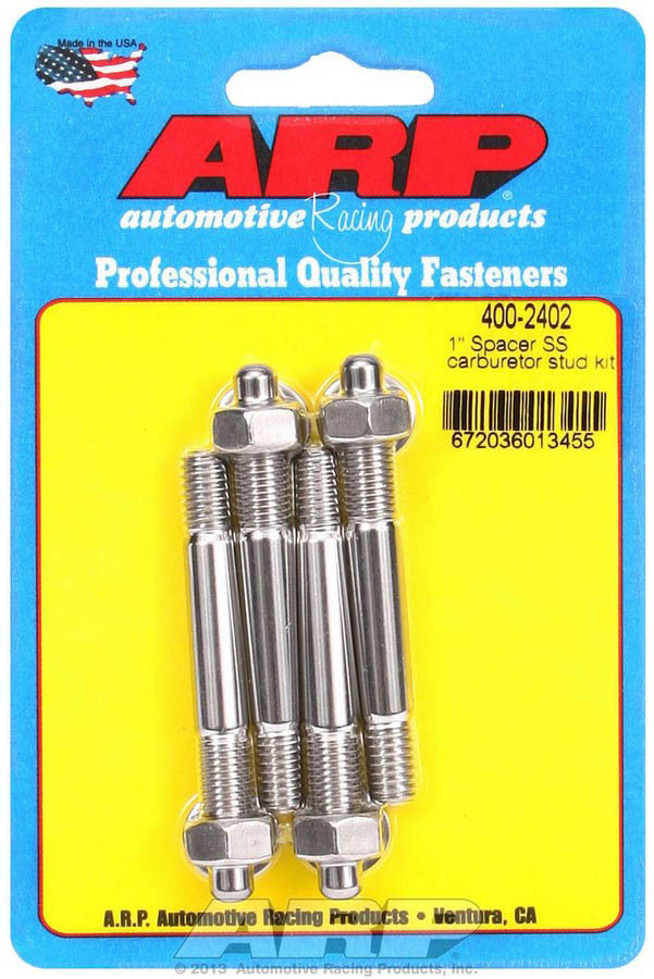 [ARP400-2402] Arp - S/S Carburetor Stud Kit 5/16in X 2.700in Oal