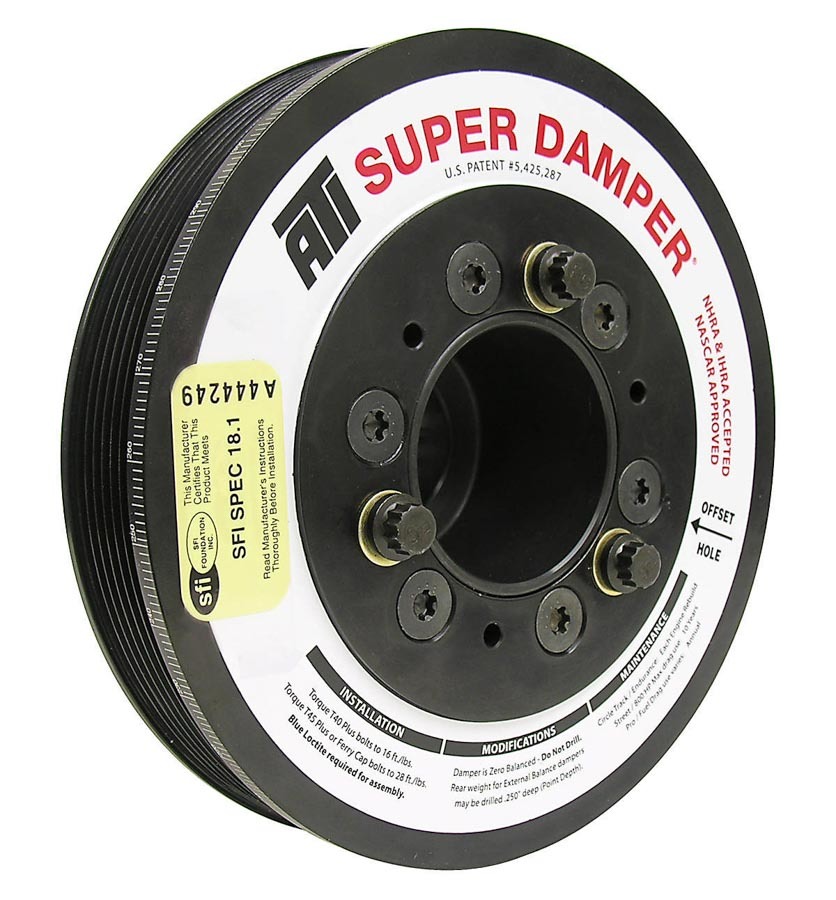 [ATI918432] Ati Performance - Mopar 6.75 Super Damper 6.1L Hemi 6-Rib