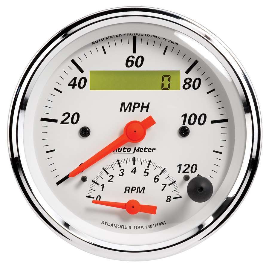 [ATM1381] AutoMeter - 3-3/8in A/W Tach/Speedo Combo