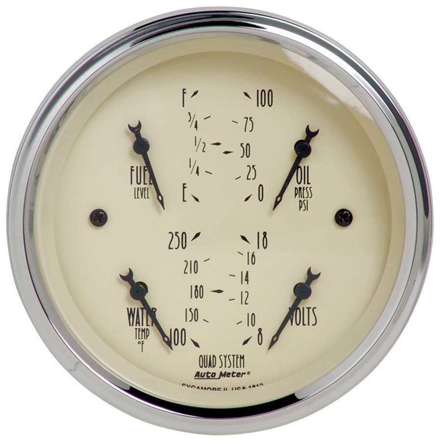 [ATM1812] Autometer - 3-3/8in A/B Quad Gauge