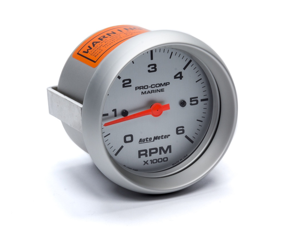 [ATM200752-33] Autometer - 3-3/8 U/L Tachometer 6000 Rpm