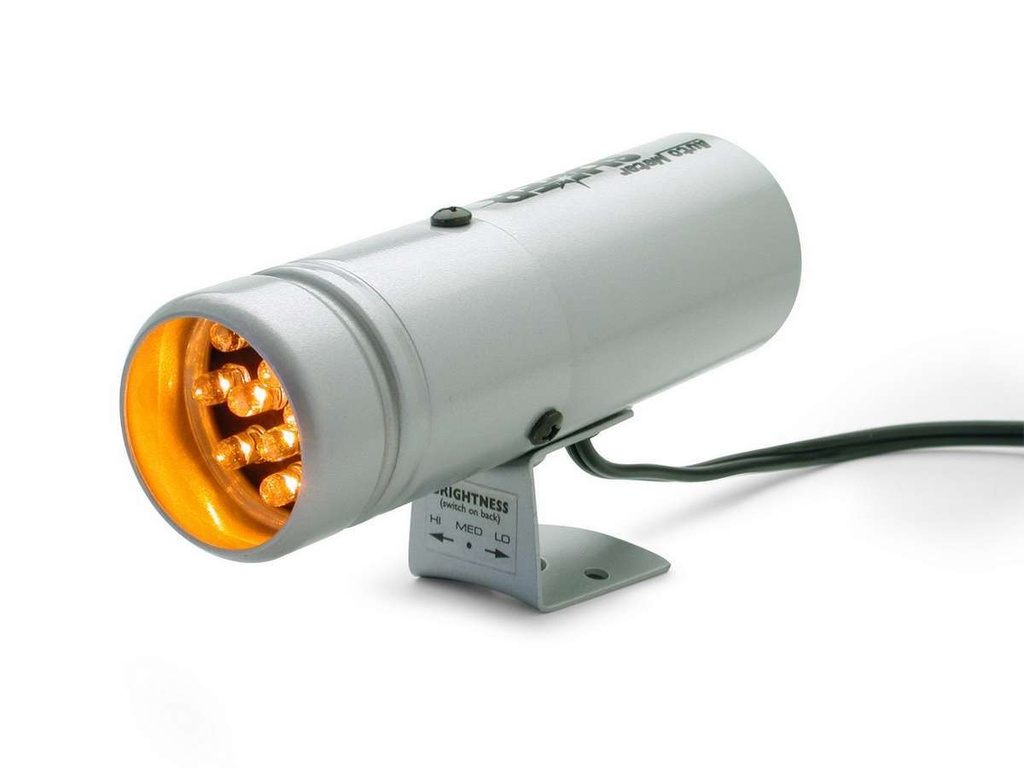[ATM5333] Autometer - Super-Lite Shift Light Silver - 12 LED's