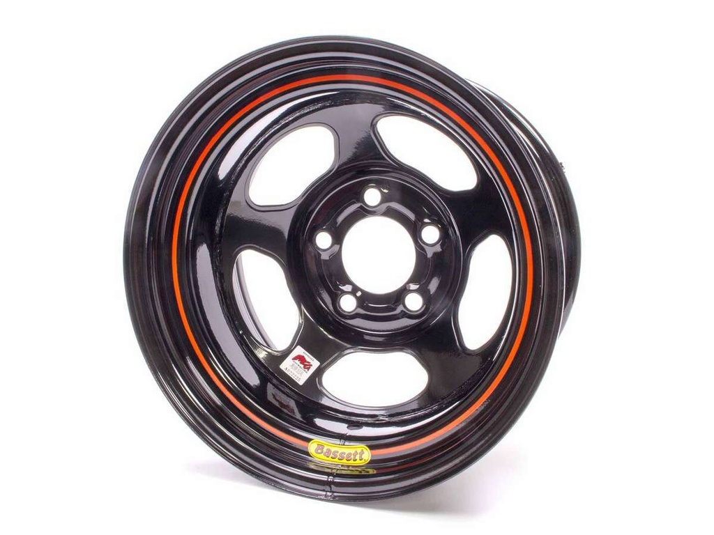 [BAS58A52I] Bassett - 15x8 Imca Black Inertia 5x5