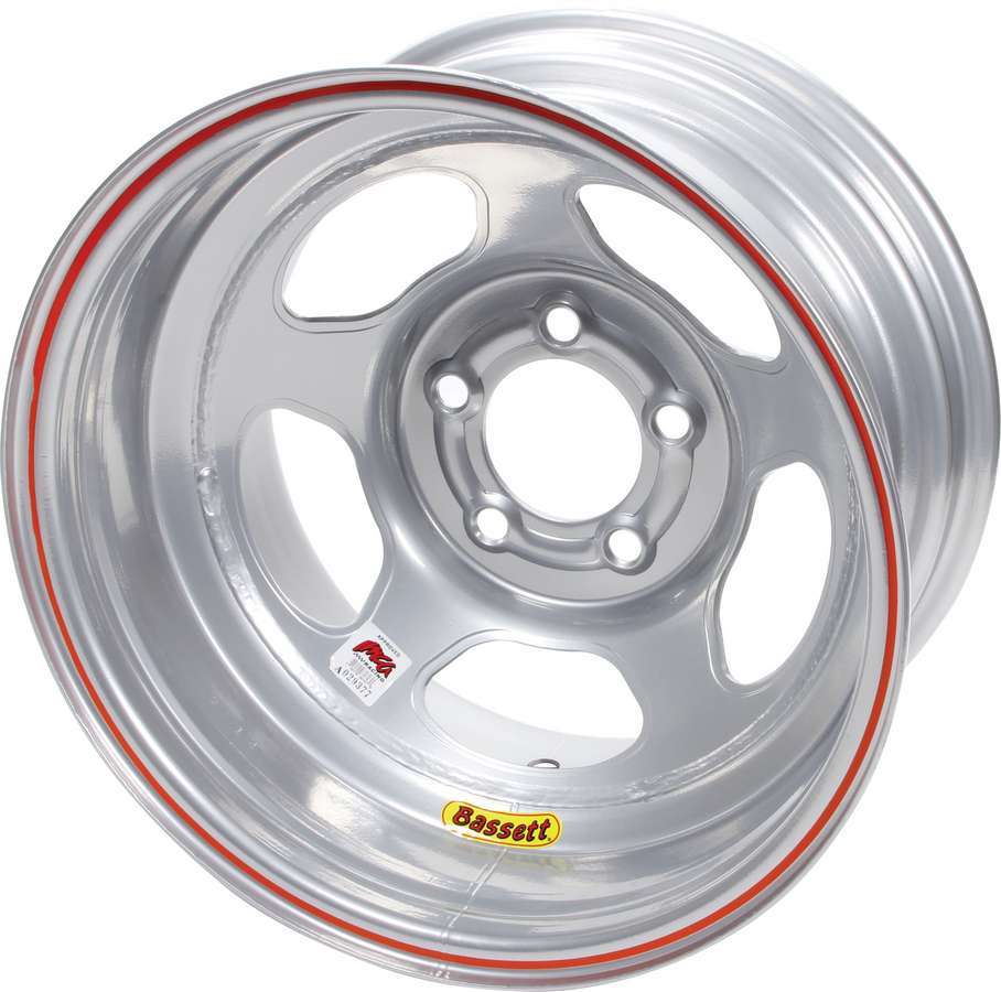 [BAS58AC2IS] Bassett - 15x8 IMCA Silver Inertia 5x4.75