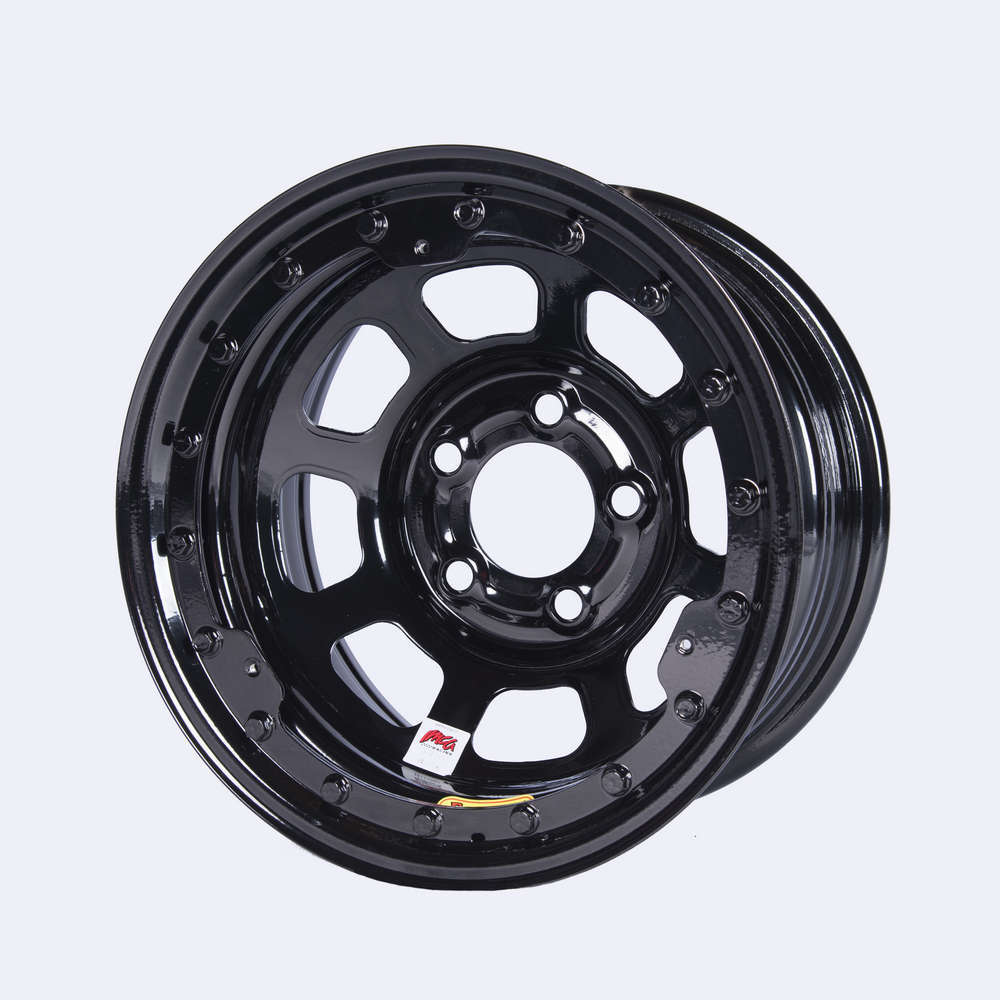 [BAS58D53ILK] Bassett - 15x8 Imca B/Lock Wheel Black D-Hole 5x5