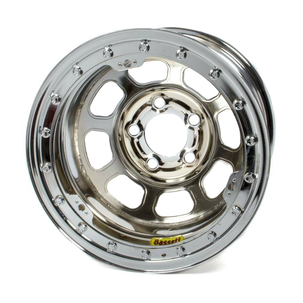 [BAS58DC3ICLK] Bassett - 15X8 B/L Chrome Wheel 4.75BC 3In BS