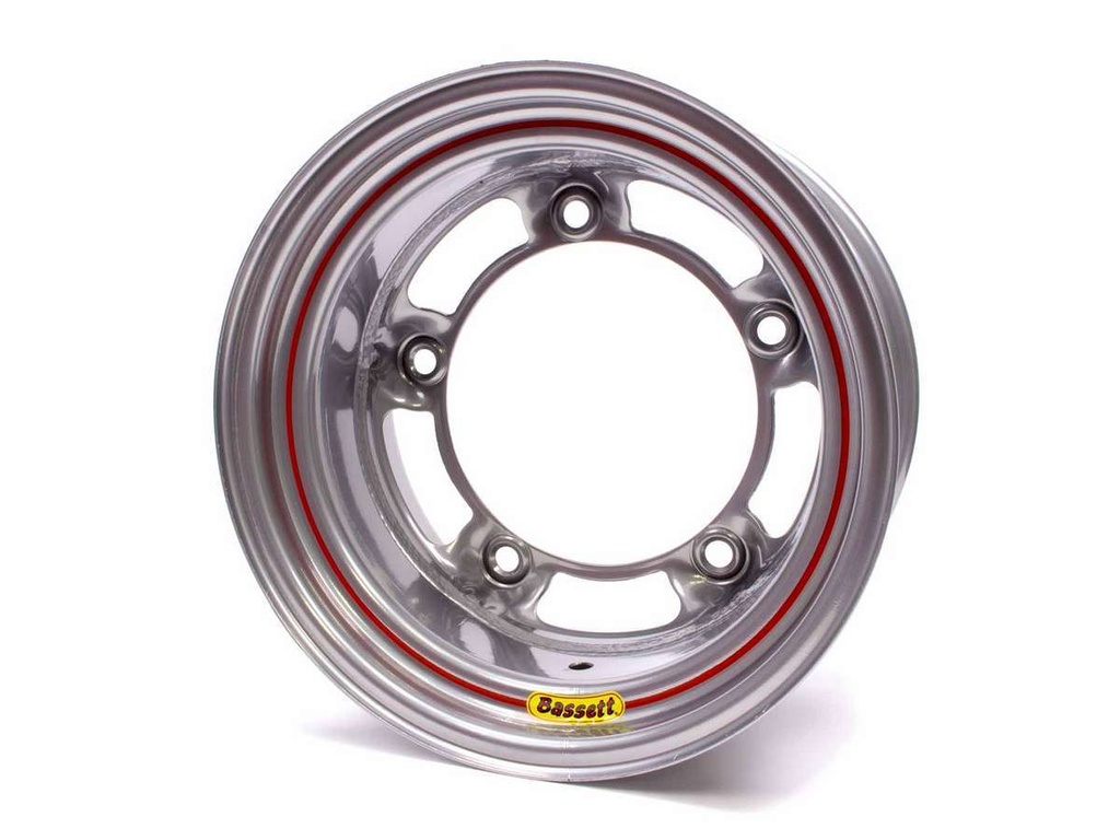 [BAS58SR5S] Bassett - 15x8 W/5 Silver Spun