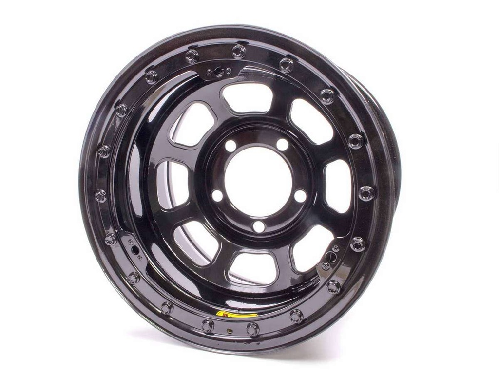 [BAS59D54LK] Bassett - 15 X 8.75 B/L Black 5X5 4In Bs D-Hole
