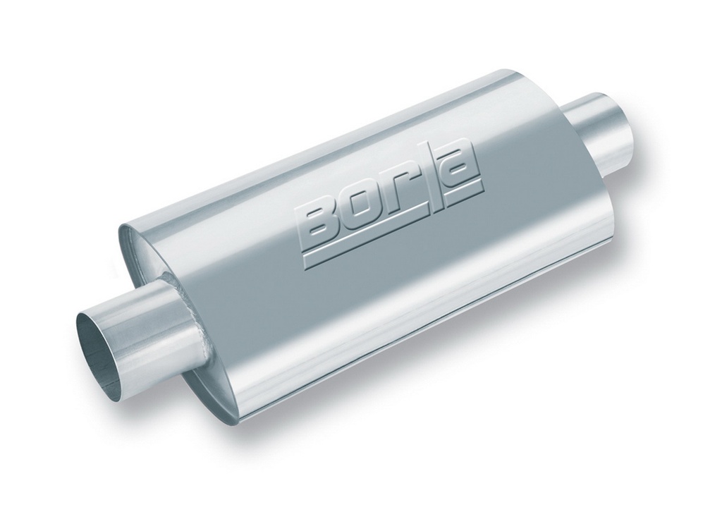 [BOR40947] Borla - Sportsman XR-1 Shorty 4in In/Out x 12in Muffle