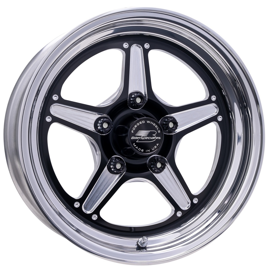 [BSPBRS23540L6116] Billet Specialties - Street Lite Black Wheel 15X4 1.625In Bs