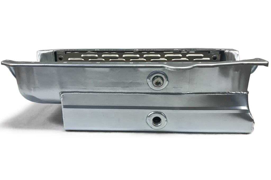 Champ Pans - SBC Pro Series Oil Pan W/Kickout 6.5In Deep