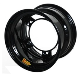 [ARW51-100540-RF-PS] Aero Race Wheels - Wheel 15x10 4in Wide 5 Black W/ Pin Stripe