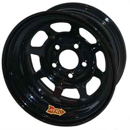 [ARW51-185040] Aero Race Wheels - 15x8 4in 5.00 Black