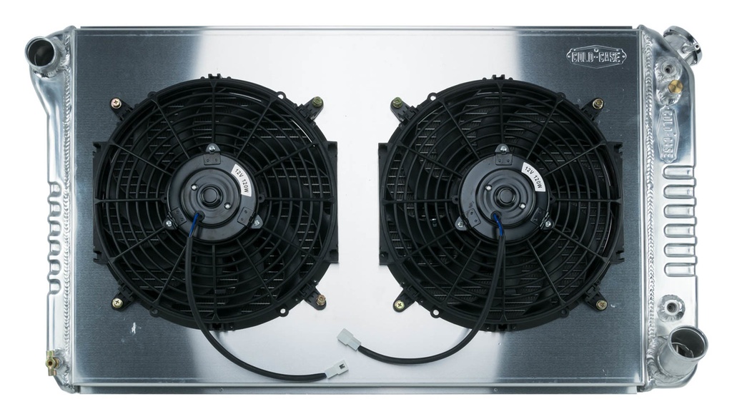 [CCRGMT558ASK] Cold Case Radiators - 67-76 Gm P/U Radiator W/Dual 14In Fan Kit