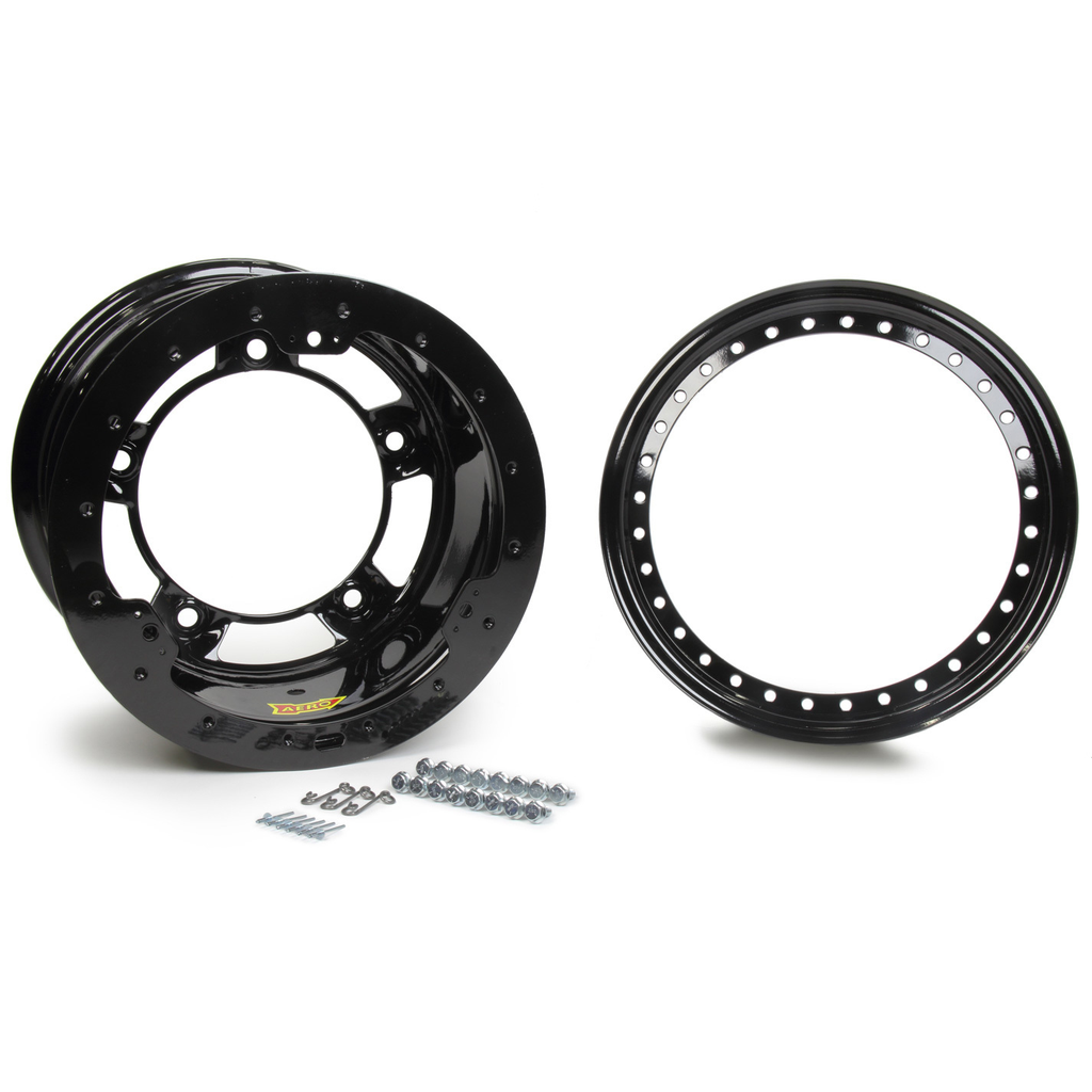 [ARW53-100520B] Aero Race Wheels - 15X10 2in Wide 5 Black Beadlock