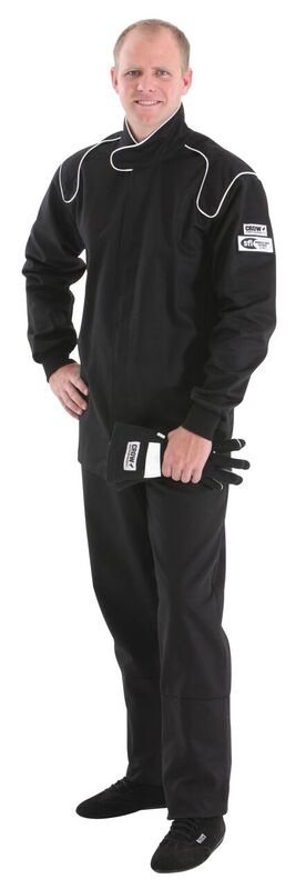 [CRW23034] Crow Safety Gear - Proban Suit X Large Black SFI-3.2A/1 Style Lega