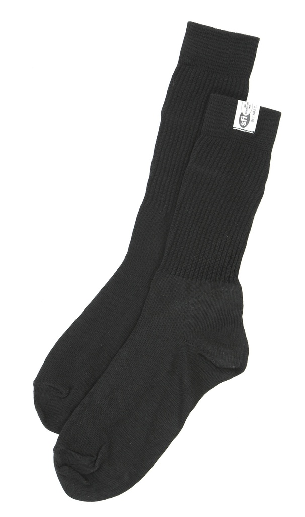 [CRW29118B] Crow Safety Gear - Black FR Blend SFI 3.3 Sock X-Large 12-13
