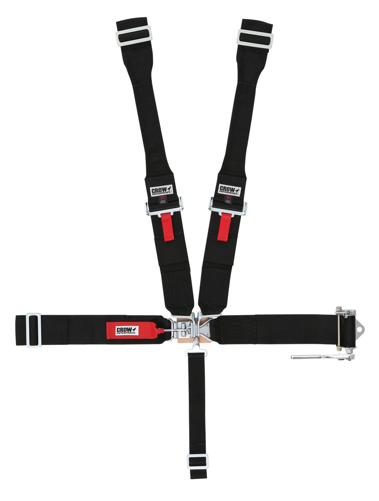 [CRW40064A] Crow Safety Gear - 3in Ratchet Sprint Car 5-Way Restraint Right Si