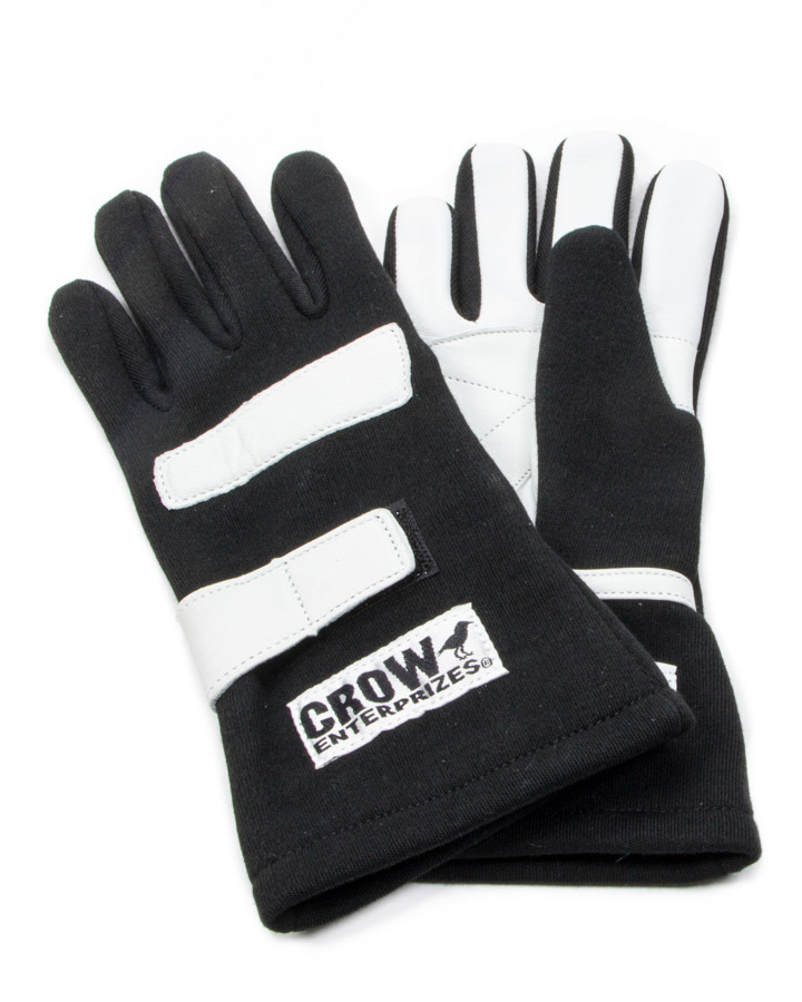 [CRW11704] Crow Safety Gear - Gloves Small Black Nomex 2-Layer Standard