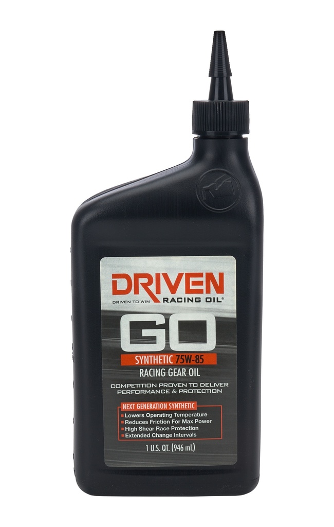 [JGP00830] Driven Racing Oil - Racing Gear Oil 75w85 1 Qt Bottle Synthetic