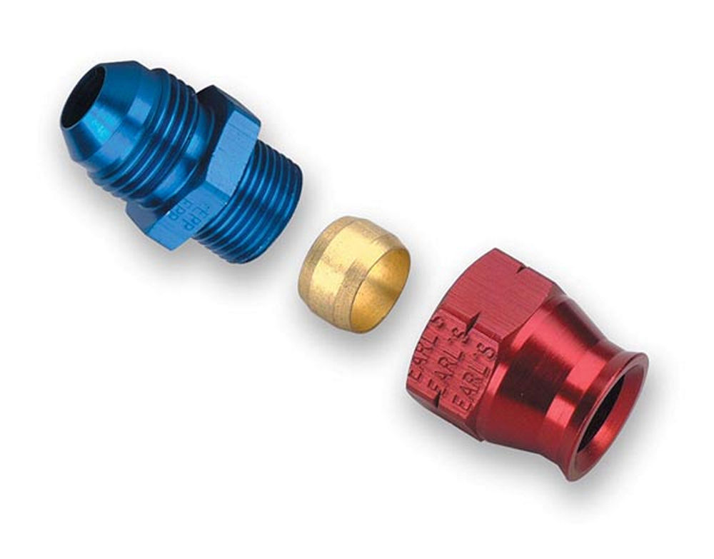 [EAR165056ERL] Earls - #6 Male Alum To 5/16in Tubing Adapter