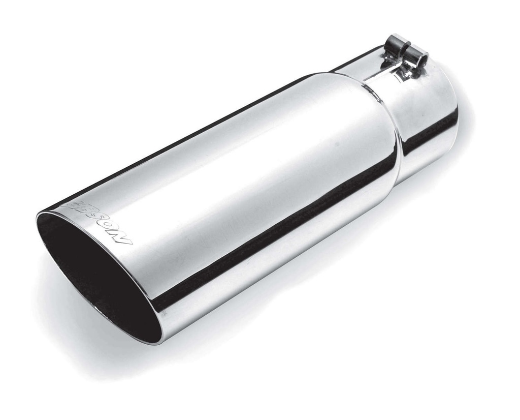 [GIB500395] Gibson Exhaust - Stainless Single Wall Angle Exhaust Tip