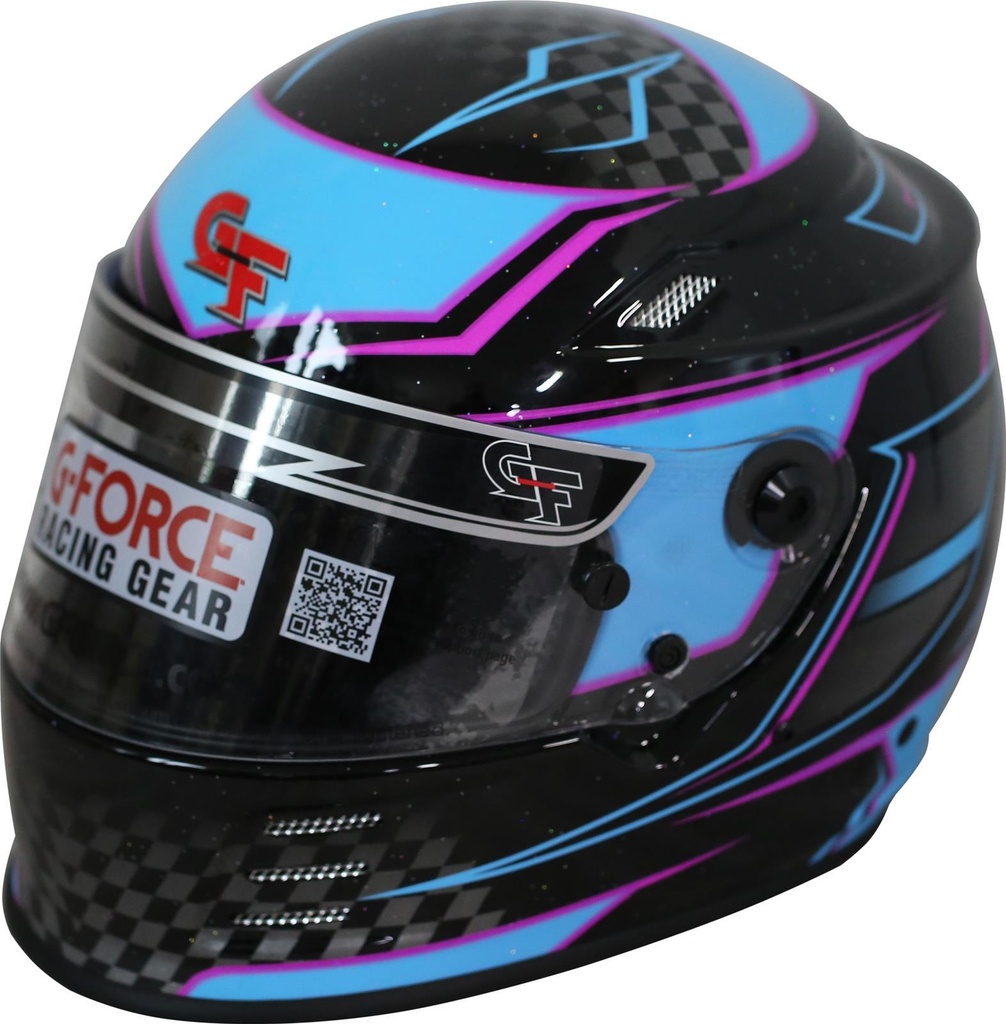 [GFR13005MEDBU] G-Force - Helmet Revo Graphics Med Blue SA2020