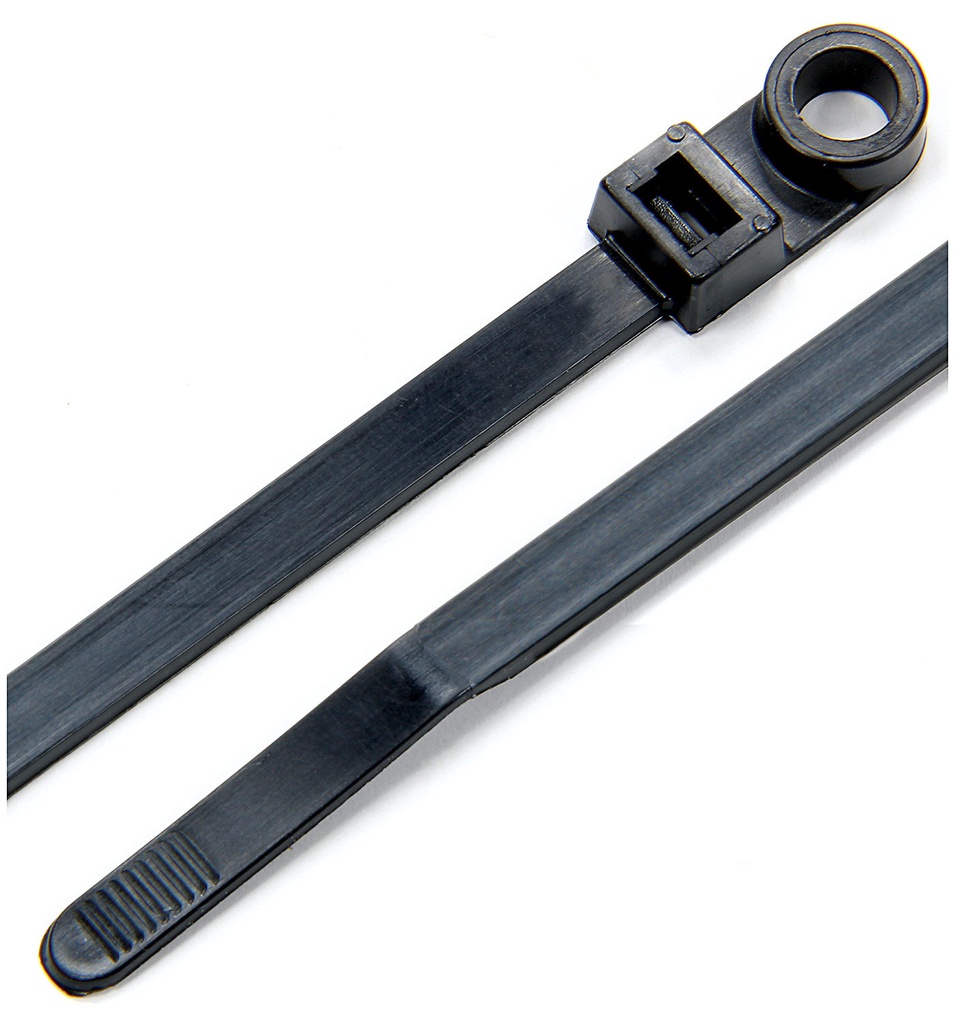[ALL14391] Allstar Performance - Wire Ties Black 11.00 w/ Mounting Hole 25pk