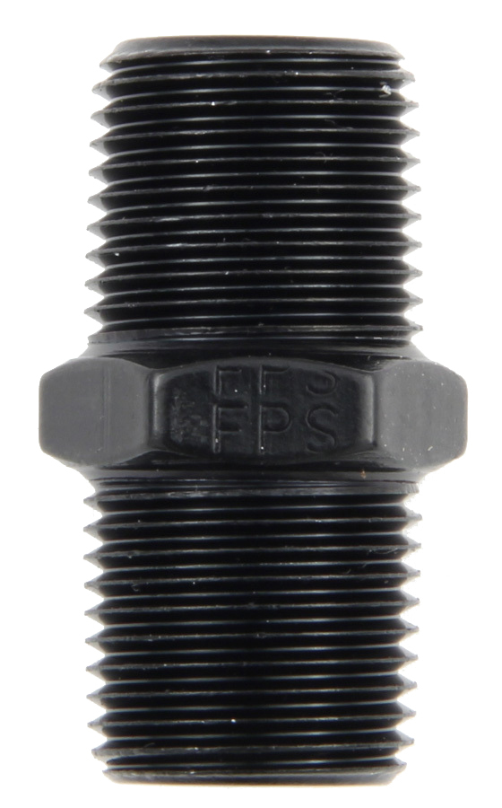 [FRG491102-BL] Fragola - 1/4 Mpt Pipe Nipple Black
