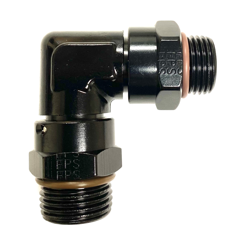 [FRG999602-BL] Fragola - 90-Deg Male Orb Adapter Fitting #6 To #6