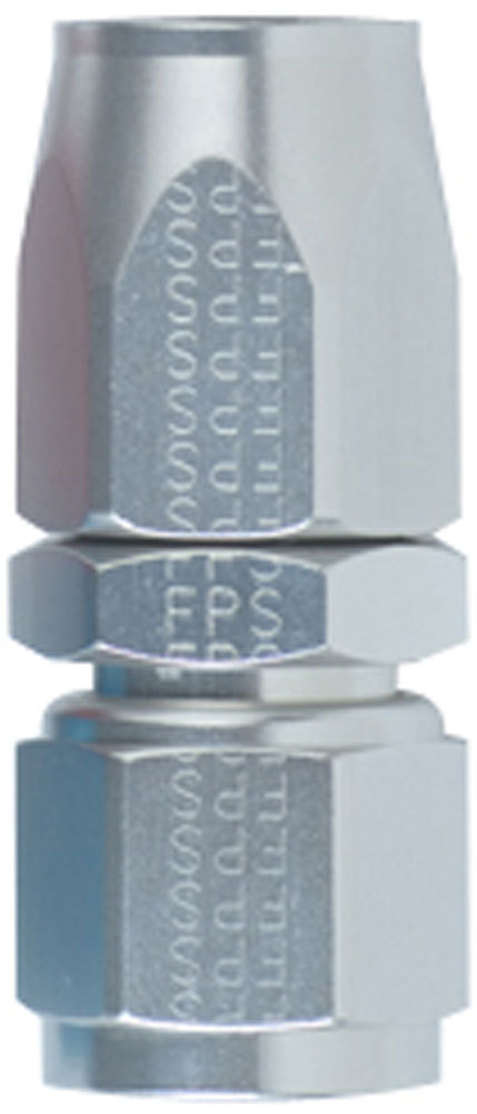 [FRG100112-CL] Fragola - #12 Straight Power Flow Hose End - Clear