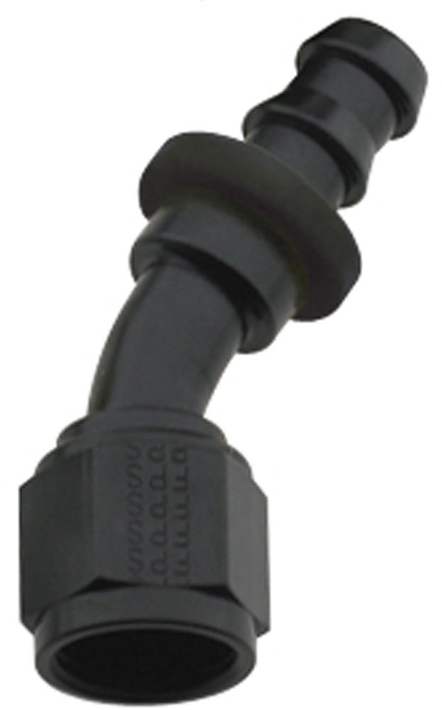 [FRG203016-BL] Fragola - Hose Fitting #16 30 Deg Push Lock Black