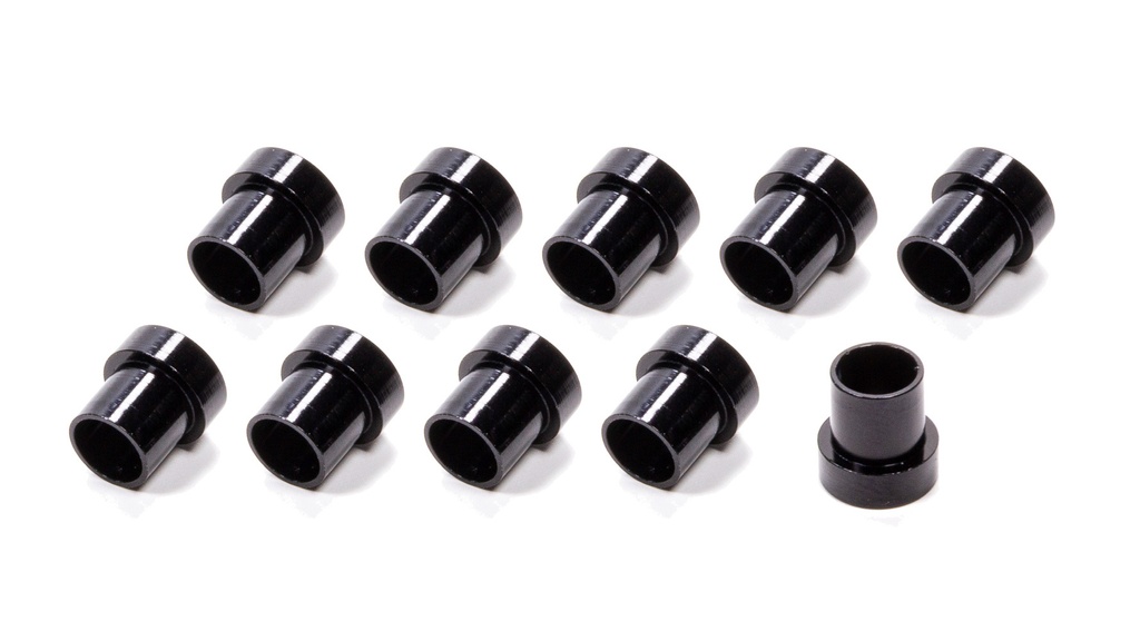 [FRG481906-BL-10] Fragola - #6 Alum Tube Sleeves (10pk) Black