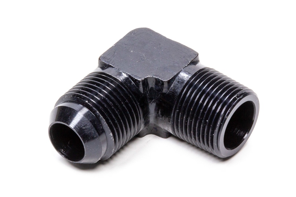[FRG482212-BL] Fragola - 90 Deg Adapter Fitting #12 x 3/4 Mpt Black