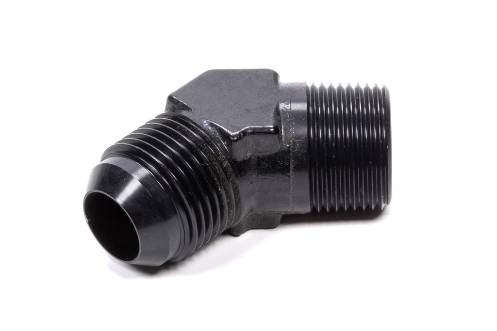 [FRG482310-BL] Fragola - 45 Deg Adapter Fitting #10 x 1/2 Mpt Black
